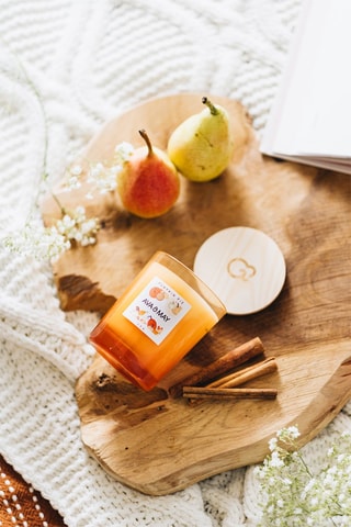 Bougie parfumée Pumpkin pie - Poire, vanille et cannelle