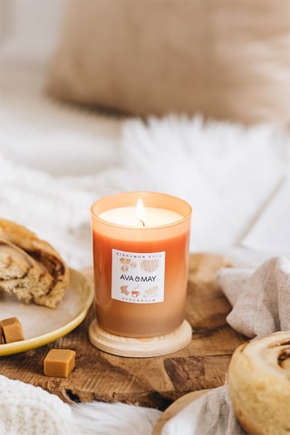 Bougie parfumée Cinnamon roll - Vanille, cannelle et caramel