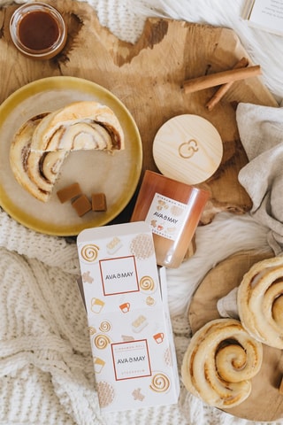 Bougie parfumée Cinnamon roll - Vanille, cannelle et caramel