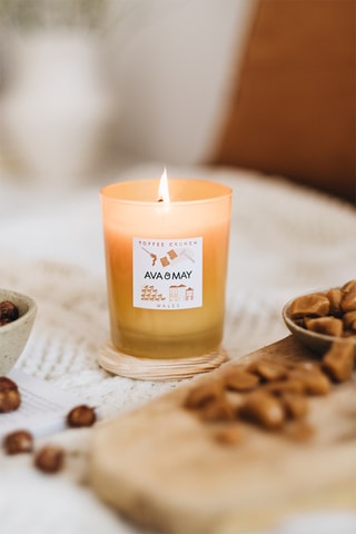 Bougie parfumée Toffee Crunch - Noisette, vanille et caramel