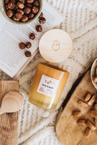 Bougie parfumée Toffee Crunch - Noisette, vanille et caramel