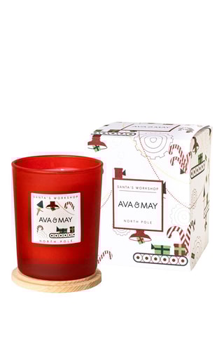 Bougie parfumée Atelier du Père Noël - Barbe à papa, notes épicées et vanille