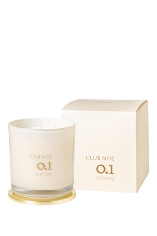 Maxi bougie parfumée 0.1 Édition Signature - Bois de cèdre, jasmin et safran