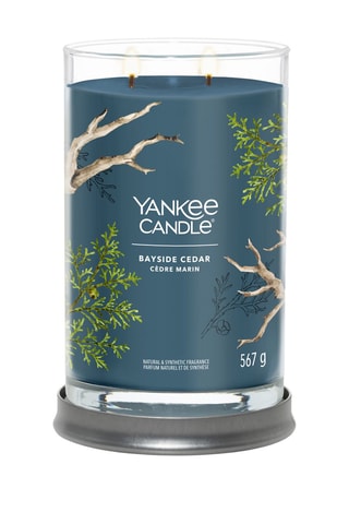 Bougie parfumée jarre grand modèle Signature - Cèdre marin