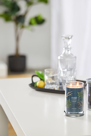 Bougie parfumée jarre grand modèle Signature - Cèdre marin