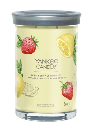 Bougie parfumée jarre grand modèle Signature - Limonade Glacée aux Fruits Rouges
