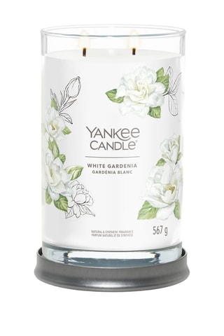 Bougie parfumée jarre grand modèle Signature - Gardénia Blanc