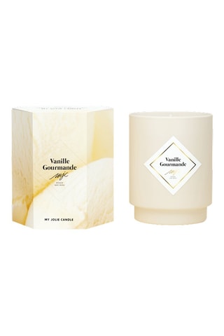 Bougie et collier doré Surprenantes - Vanille gourmande