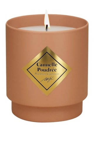 Bougie parfumée et bracelet corail - Cannelle Poudrée