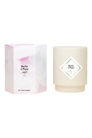 Bougie parfumée et bracelet argenté Surprenantes - Barbe à Papa