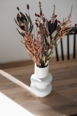 Vase en céramique - 26 cm - Beige
