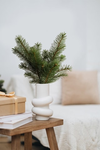 Vase en céramique - 26 cm - Beige