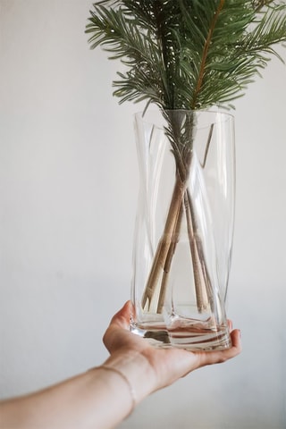 Vase - 29,8 cm - Transparent