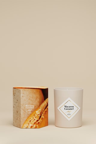 Bougie parfumée - Macaron caramel