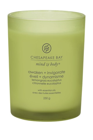Bougie parfumée Eveil & Dynamisme - Citronnelle eucalyptus