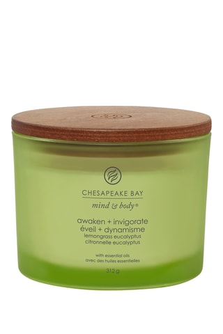 Bougie parfumée Eveil & Dynamisme - Citronnelle eucalyptus
