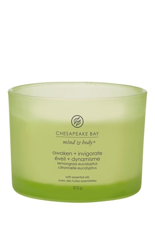 Bougie parfumée Eveil & Dynamisme - Citronnelle eucalyptus