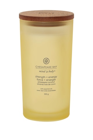 Bougie parfumée Force & Energie - Ananas et noix de coco