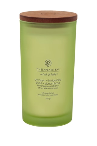 Bougie parfumée Eveil & Dynamisme - Citronnelle et eucalyptus