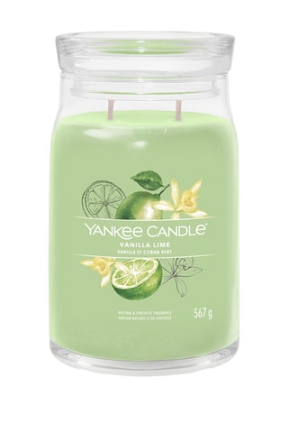 Bougie parfumée jarre grand modèle - Vanille et citron vert