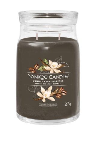 Bougie parfumée jarre grand modèle - Expresso a la gousse de vanille