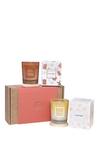 Coffret cadeau Cookie Bliss - 2 bougies parfumées
