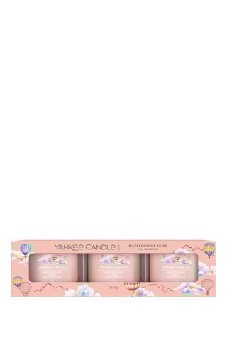 3 bougies parfumées - Ciels aquarelles