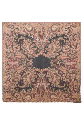 Foulard en cachemire - Noir et rose