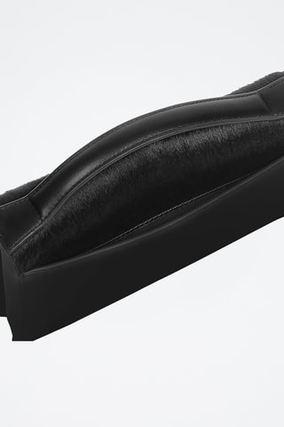 Sac à main en cuir de veau Mini Splendida - Noir