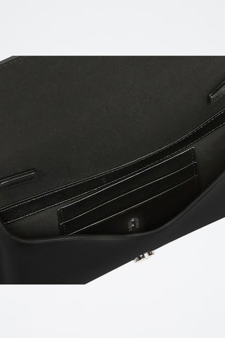 Sac à main en cuir de veau Mini Splendida - Noir
