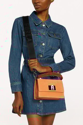 Sac à main en nubuck 1927 Soft Mini - Orange