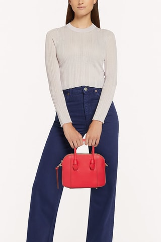 Sac à main en cuir de veau Miastella Mini - Rouge