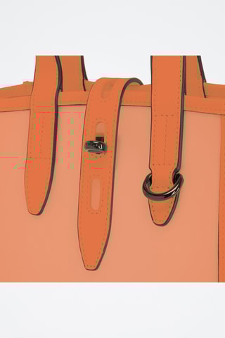 Sac à main en cuir de veau Net Mini - Orange