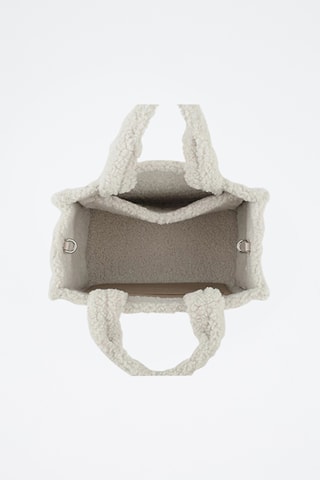Sac à main en cuir vernis Opportunity - Blanc et rose