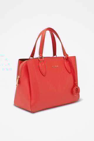 Sac à main en cuir de veau Minerva - Rouge
