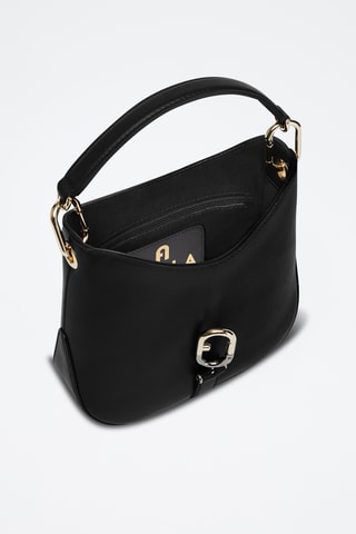 Sac à main en cuir de veau Sirena Mini - Noir
