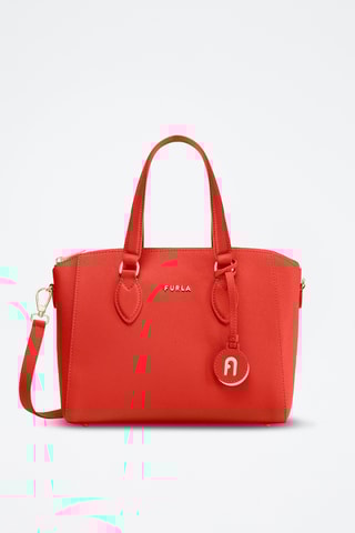 Sac à main en cuir de veau Minerva - Rouge