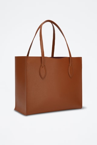 Sac à main en cuir de veau Era - Marron