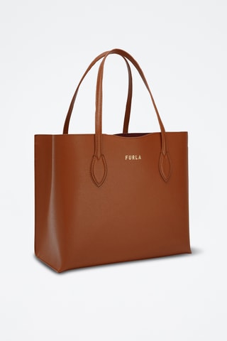Sac à main en cuir de veau Era - Marron