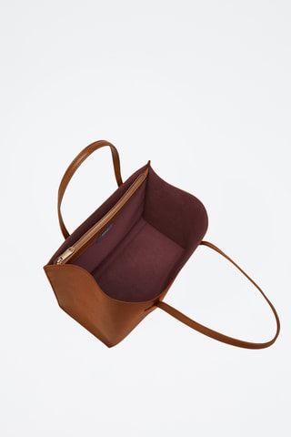 Sac à main en cuir de veau Era - Marron