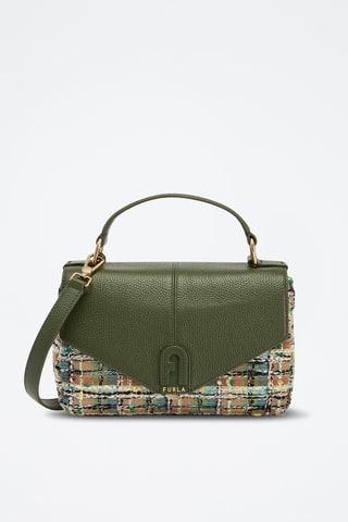 Sac à main en cuir de veau Dafne - Vert émeraude