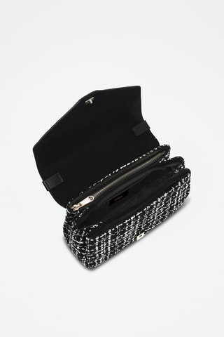 Sac à main en cuir de veau Dafne - Noir