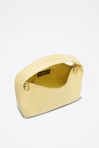 Sac à main en cuir de veau Ginger - Jaune
