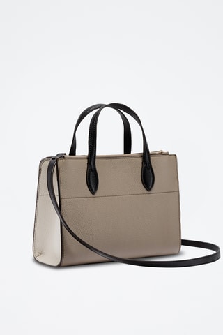 Sac à main en cuir de veau Afrodite S - Gris