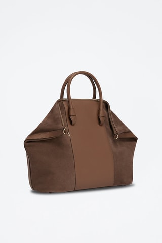 Sac à main en cuir Miastella L - Marron