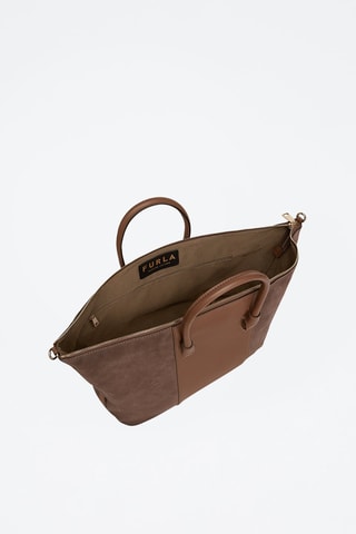 Sac à main en cuir Miastella L - Marron