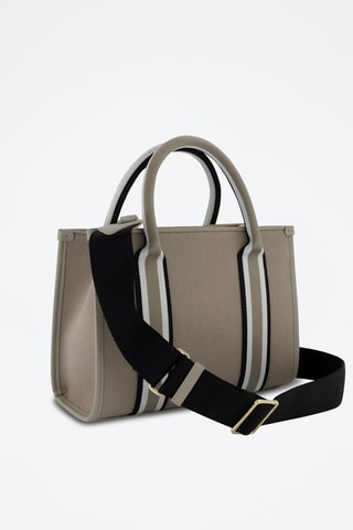Sac à main en jean Afrodite Mini - Taupe