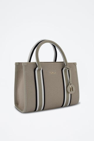 Sac à main en jean Afrodite Mini - Taupe