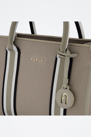 Sac à main en jean Afrodite Mini - Taupe
