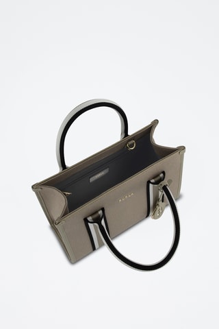 Sac à main en jean Afrodite Mini - Taupe